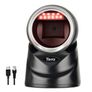 Tera Pro 2D QR Desktop Barcode Scanner Omnidirectional Adjustable Scan Head, USB Wired Handsfree Platform Automatic Bar Code Reader Image 2
