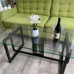 Glass Top Coffee Table and matching Side table
