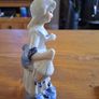 Vintage porcelain figurine woman Image 4