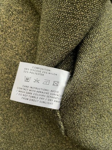 Lennon Courtney Kilkenny Design Sparkle Knit Skirt - XL