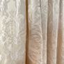 Huge Beautiful Interlined Cream Silk Curtains 110"w x 100"d Image 5