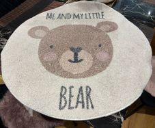 Round shape kids rug D85cm