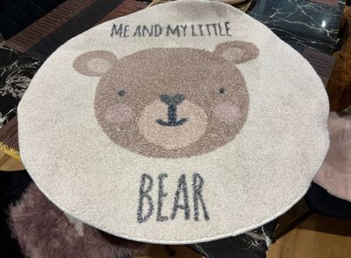 Round shape kids rug D85cm