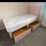 New Stylish single ,Double 4ft, 4ft6, King 5ft And 6ft Superking Sizes Divan Beds Instock. Drawers And Optional Tufted Mattresses Available. Free Delivery Image 4