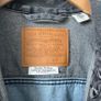 Levi's Black and Blue Denim Jacket Men's Large Image 2