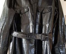 Zara Faux Leather Croc Effect Shirt/Jacket , Size 10 (UK M)