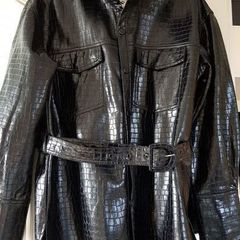 Zara Faux Leather Croc Effect Shirt/Jacket , Size 10 (UK M)
