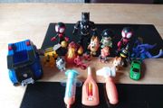 Mixture of toys
