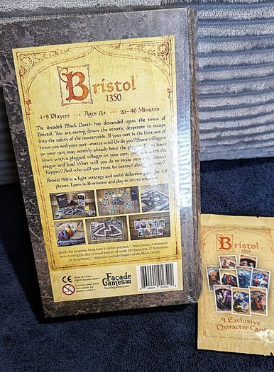 Bristol 1350 Deluxe Kickstarter Edition Board Game Brand New And Factory Sealed