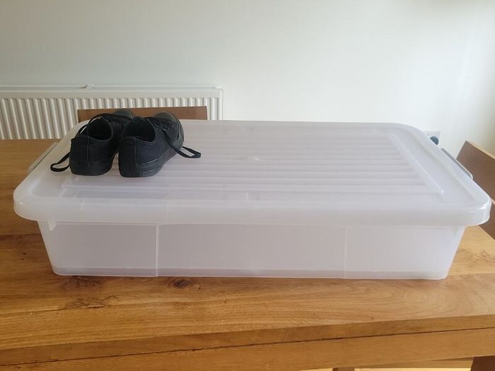 Plastic Storage Box on Wheels