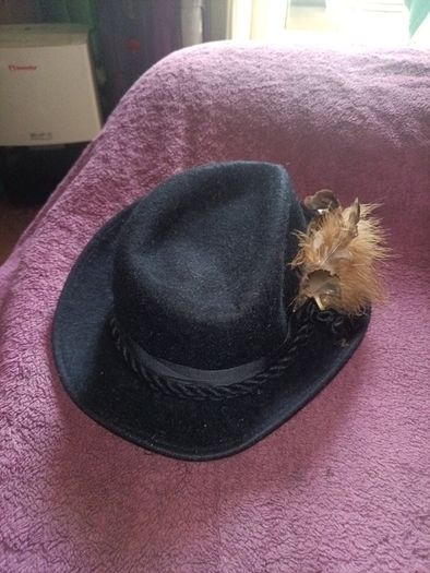 felt feather hat