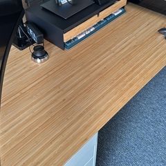 ikea bamboo desk with drawer