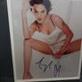 Autographed Professionally Framed 10x8 Photo of Young Angelina Jolie  Nicely Framed (Real Glass) with COA Image 2