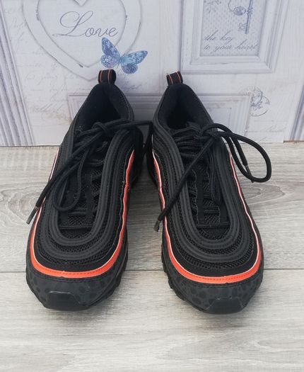 Nike air max 97 boys athletic trainers black size uk 4.. EUR 36.5