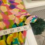 Vintage colourful print dress Paris Image 8