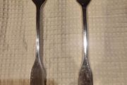 Vintage German Silver Plated Salad Servers