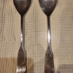 Vintage German Silver Plated Salad Servers