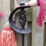 Vintage Wrought Iron Fire Irons Image 6