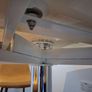 Extendable Milk Glass dining table Image 2