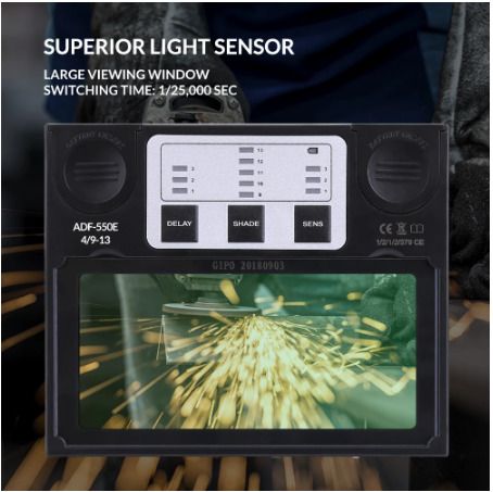 Skull Solar Auto Darkening Adjustable Range 4/9-13 MIG MMA Electric Welding Mask Helmet Welding Lens for Welding Machine