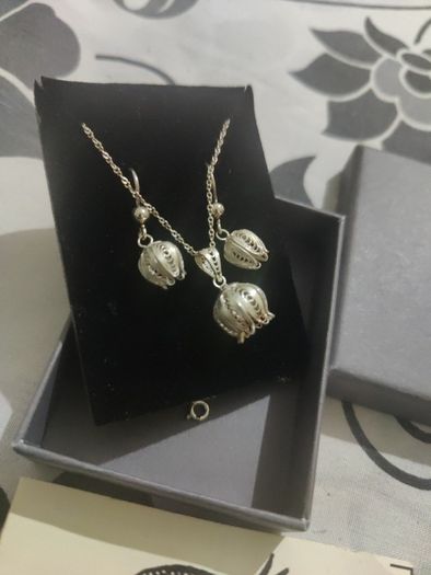 sterling silver necklace set