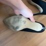 River Island black suede stilettos Image 4