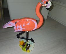 LEGO Creator 31170 3-in-1 Wild Animals: Pink Flamingo Set