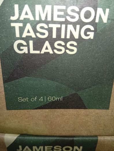 2 packs of Jameson glasses new ..