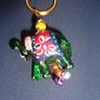 Hand Painted Indian Elephant Key Rings x 2 for Sale Image 2