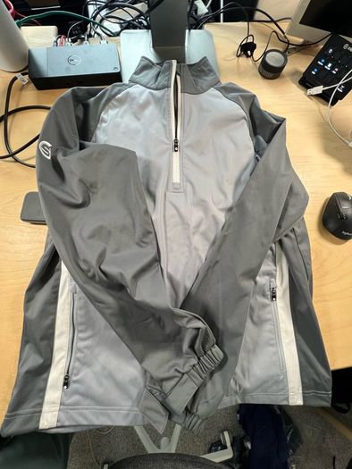 Sunderland Gents Nevis Windshirt Silver / Gunmetal
