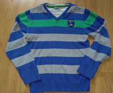Blue/ Grey Jumper. Age 6-7