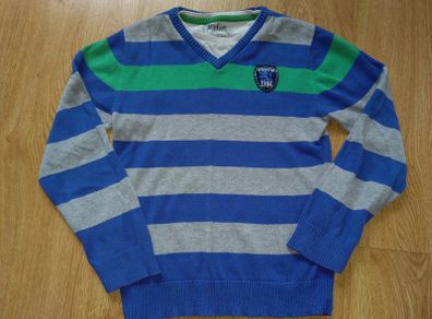 Blue/ Grey Jumper. Age 6-7