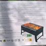 BBQ Barbecue Grill, Portable Foldable Charcoal Grill for Outdoor, Stainless Steel BBQ Tabletop Smoker for Picnic, Garden, Terrace, Camping, Travel, Hiking Image 10