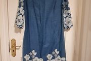 Pomodoro cotton embroidered dress