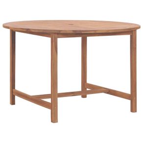 Garden Table 120 x 76 cm Solid Teak Wood