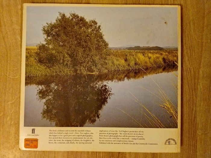 Ted Hughes RIVER Poetry 1983 First Edition
