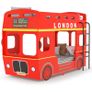 Bunk Bed London Bus Red MDF 90x200 cm Image 7