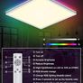 SALE | LED Ceiling Light Dimmable, 18W Bathroom Ceiling Light, Square, Flush, 100W Equivalent, IP44 Waterproof for Kitchen Living Room Bedroom and Hallway 29.5 x 29.5 x 2.5 cm Image 6