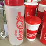 Coca Cola Plastic bottles/Beakers/Cups 2 Euro each Image 7