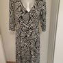 Try clothing cross over midi dress size UK16 EU44 Postage included Image 2