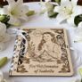 Personalized Wooden Card & Money Holder , Communion, Christening, Gift Image 4
