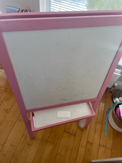 kids blackboard and whiteboard
