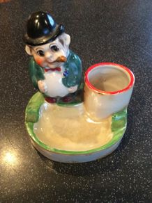 Vintage Ashtray and Match Holder Rare