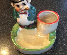 Vintage Ashtray and Match Holder Rare