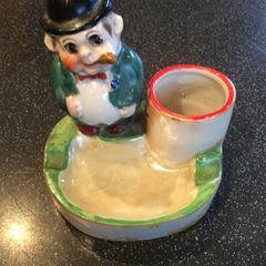 Vintage Ashtray and Match Holder Rare