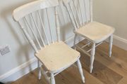 Kitchen Chairs x 2 - Windsor - Antique Farmhouse.