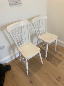 Kitchen Chairs x 2 - Windsor - Antique Farmhouse.