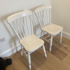 Kitchen Chairs x 2 - Windsor - Antique Farmhouse.