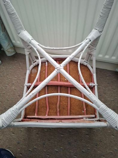 Vintage retro wicker chair