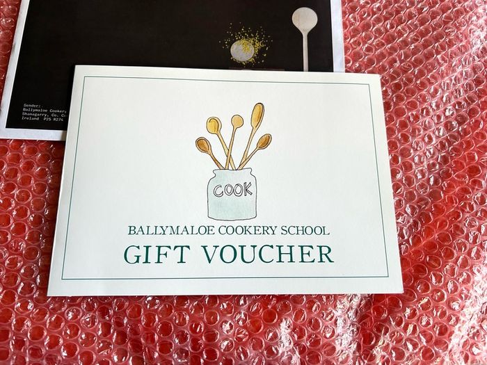 vouchers for ballymaloe cookery school and lunch